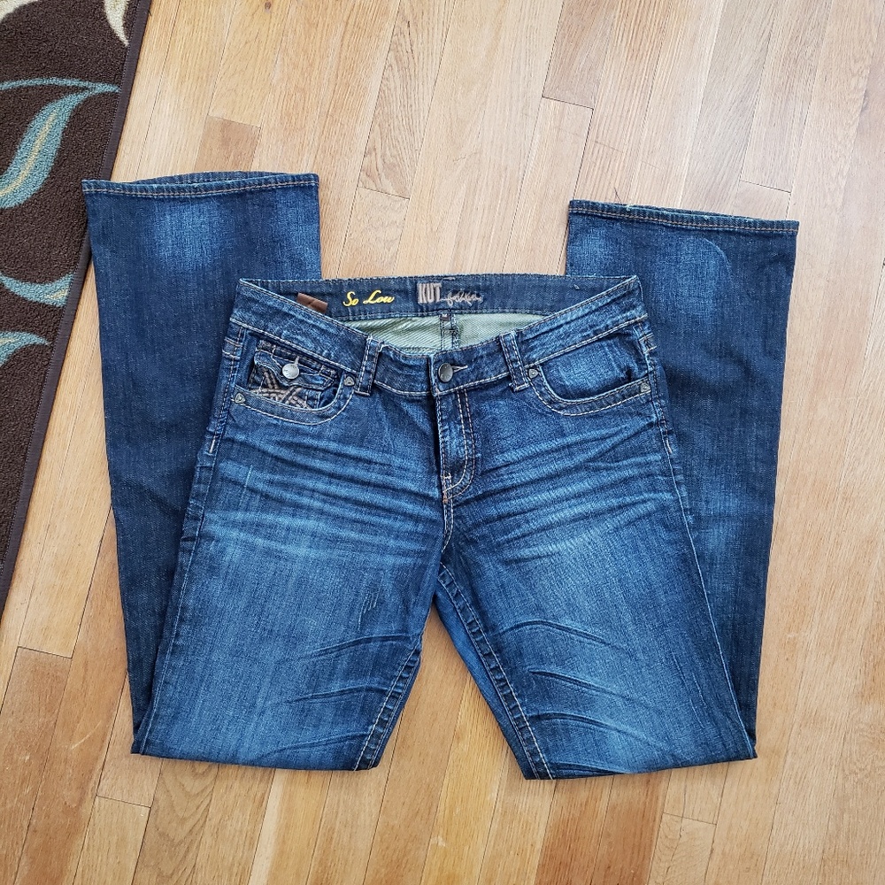 Kut from the Kloth So Low Kate Bootcut Tall Jeans